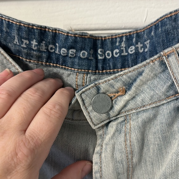 NWT Articles of society Lyla Hi rise wide leg color Kroll size 31 - Picture 5 of 10